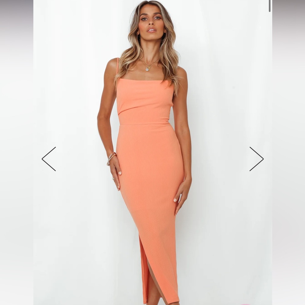 Midi Ribbed Dress Never worn! Hello Molly